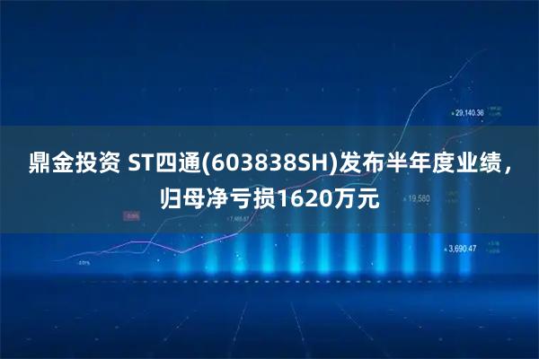 鼎金投资 ST四通(603838SH)发布半年度业绩，归母净亏损1620万元