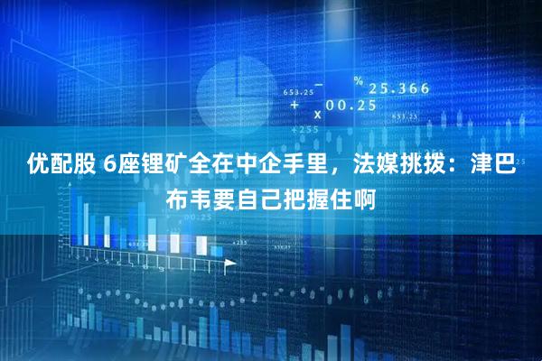 优配股 6座锂矿全在中企手里，法媒挑拨：津巴布韦要自己把握住啊